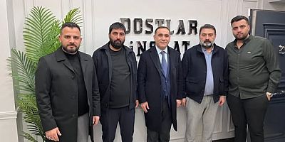 AK Parti Sultangazi İlçe Başkanı İmdat Kamacı, Dostlar İnşaat’ı Ziyaret Etti