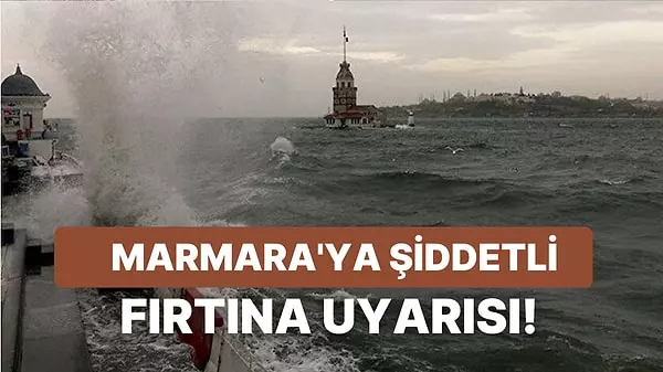 AKOM’dan İstanbul için fırtına uyarısı