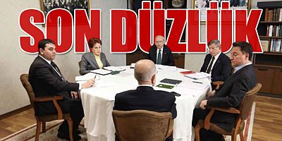 Altılı Masa'nın çalışma programı belli oldu: Sırada vekil listeleri var