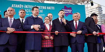 ATAKÖY-İKİTELLİ METRO HATTININ TAMAMI AÇILDI