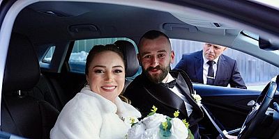 Ataşehir Belediyesi’ne bağlı Kar Timi düğünlerine yetişmeye çalışan çift için seferber oldu