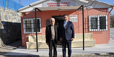 Av. Ali Acar, Habipler Cemevi Başkanı Orhan Satılmış'ı Makamında Ziyaret Etti