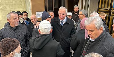 Av. İsmail Ergüneş Kumluçiftlik Camii’nde Vatandaşlarla Buluştu