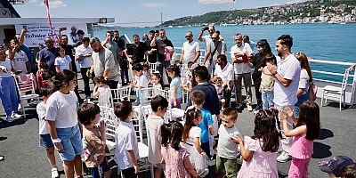 BABALAR  VE ÇOCUKLARI BABALAR GÜNÜ'NDE BOĞAZ TURUNDA BULUŞTU