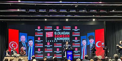 Bağımsız Türkiye Partisi (BTP) Genel Başkanı Hüseyin Baş Samsun'da partisinin 9. Olağan İl Kongresine katıldı.
