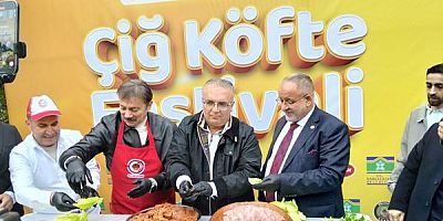 Bahçelievler'deki festivalde ÇİĞDER 5 ton çiğ köfte dağıtı