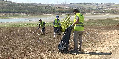 BARAJ HAVZALARINDAN HAFTADA 100 TON ÇÖP TOPLANIYOR