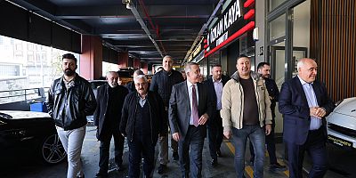 Başkan Abdurrahman Dursun’dan Galericiler Sitesi – OKTİM Oto Kent İstanbul Ticaret Merkezi’ne Ziyaret