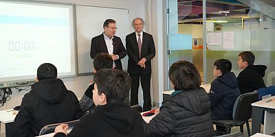 BAŞKAN AKSU ÖĞRENCİLERE BAŞARILAR DİLEDİ