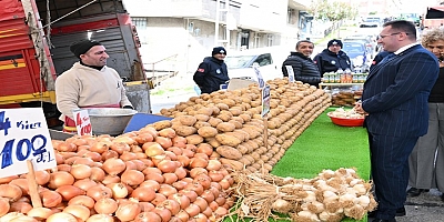 BAŞKAN BAHÇETEPE, PAZAR ZİYARETLERİNE DEVAM EDİYOR