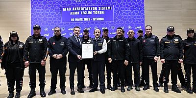 Başkan Balcıoğlu, AFAD Akreditasyon Sistemi Arma Teslim Töreni’ne katıldı