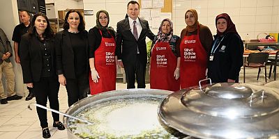 Başkan Balcıoğlu Aşevi ve Gıda Giyim Mağazası’nı ziyaret etti