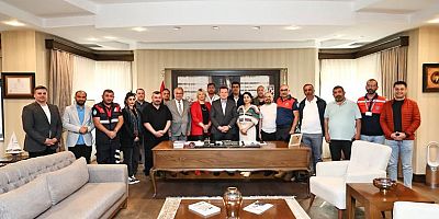 Başkan Balcıoğlu, Belediye- İş Sendikası 1 No’lu Şube Başkanını ağırladı