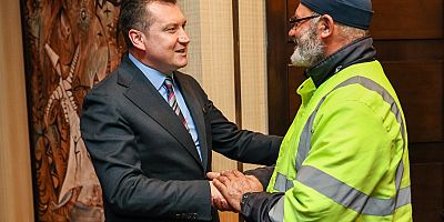 Başkan Balcıoğlu, belediye personelinin kandilini kutladı