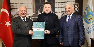 Başkan Balcıoğlu, Çardak Belediye Başkanını Makamında Ağırladı