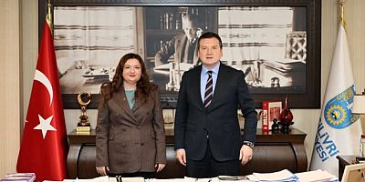 Başkan Balcıoğlu, Evciler Belediye Başkanını ağırladı