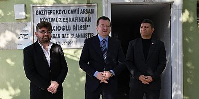 Başkan Balcıoğlu, Gazitepe Camii’nde İncelemelerde Bulundu