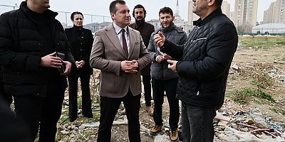 Başkan Balcıoğlu, Gençlik ve Spor İl Müdürü Özbay ile Spor Adası Projesini inceledi