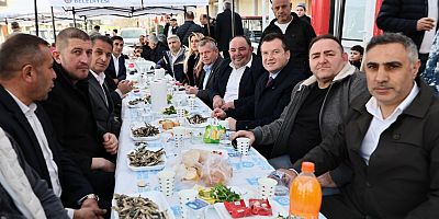 Başkan Balcıoğlu, Hamsi Şenliği’ne katıldı