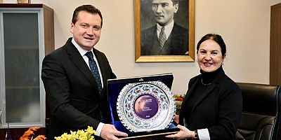 Başkan Balcıoğlu, İSKİ Silivri Şube Müdürü Gülay Özvatan’ı Ziyaret Etti