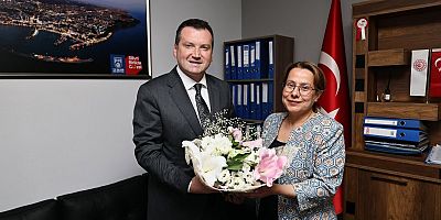Başkan Balcıoğlu, Lütfiye Ağar’ı ziyaret etti