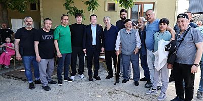 Başkan Balcıoğlu, Müjdat Alcan’ın Çiftliğini ziyaret etti