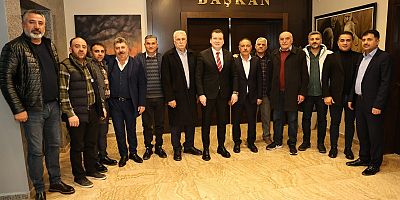 Başkan Balcıoğlu, Muşlular Derneği Yönetim Kurulu Üyelerini Makamında Ağırladı