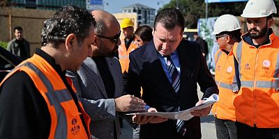 Başkan Balcıoğlu, Otogar Kavşağı Projesini Yerinde İnceledi