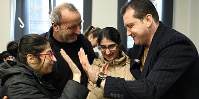 Başkan Balcıoğlu Özel Bireylere Başarı Belgesi Takdim Etti