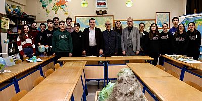 Başkan Balcıoğlu, Prof. Dr. Fuat Sezgin Fen Lisesi’ni Ziyaret Etti