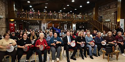 Başkan Balcıoğlu, Ritim Perküsyon kursiyerleriyle bir araya geldi