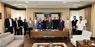 Başkan Balcıoğlu, Silivri Emlakçılar Derneği başkanını ağırladı