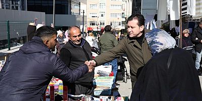 Başkan Balcıoğlu Silivri Pazartesi Pazarı’nda Vatandaşlarla Buluştu