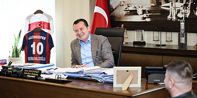 Başkan Balcıoğlu, Sitovo’dan gelen öğrencileri ağırladı