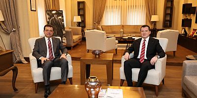 Başkan Balcıoğlu, Türkiye Belediyeler Birliği ve İBB Başkanı Ekrem İmamoğlu’nu Ağırladı