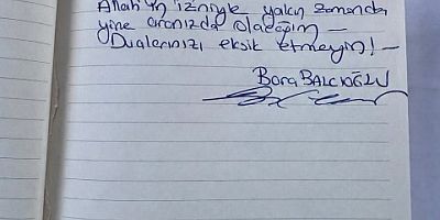 Başkan Balcıoğlu: Umudumuzu koruyalım