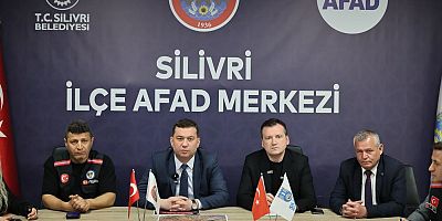 Başkan Balcıoğlu ve Kaymakam Toğan depremin ardından durum değerlendirmesinde bulundu