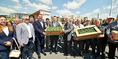 Başkan Balcıoğlu, Yazlık Sebze Fidesi Dağıtım Programı’na katıldı