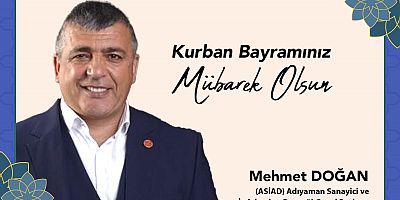 Başkan Doğan'dan Kurban Bayramı Mesajı