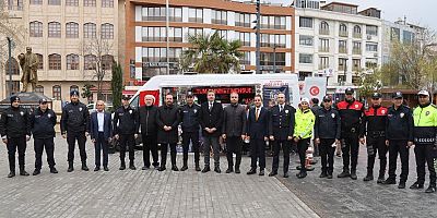 Başkan Erhan Güzel’den İlçe Emniyet Müdürlüğü’ne Polis Haftası Ziyareti