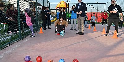Başkan Erhan Güzel, Özel Eğitim Öğrencileriyle Spor Etkinliğinde Buluştu