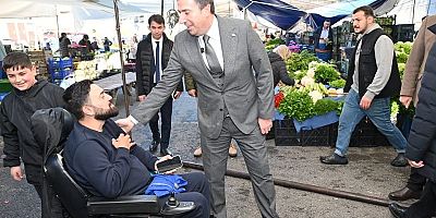 Başkan Güzel’den Perşembe Pazarı’na Sabah Ziyareti