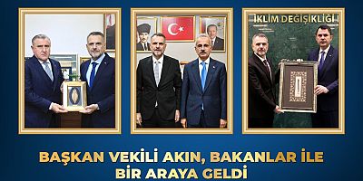 Başkan Vekili Akın, Bakanlar ile bir araya geldi