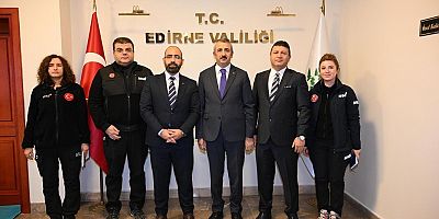 Başkan Yardımcısı Fatih Yavuz, Edirne Valisi Yunus Sezer’i Ziyaret Etti