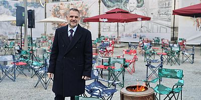 Bayrampaşa’da By Kafe açıldı: İbrahim Akın gençleri ateş başında sohbete davet etti