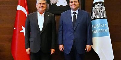 Beşiktaş Belediyesi Başkan Vekili Rasim Şişman, Beşiktaş JK Başkanı Serdal Adalı’yı Ağırladı
