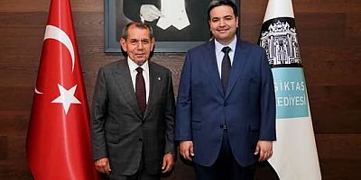 Beşiktaş Belediyesi Başkan Vekili Rasim Şişman, Galatasaray SK Başkanı Dursun Özbek’i Ağırladı