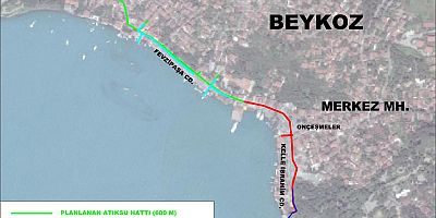 BEYKOZ SAHİLİNİN 40 YILLIK ALT YAPI SORUNU ÇÖZÜLDÜ