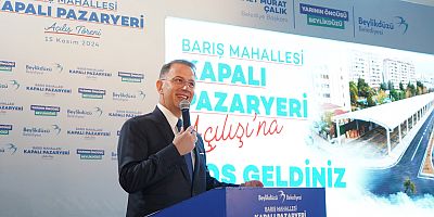 Beylikdüzü Belediyesi, Barış Mahallesi Kapalı Pazaryeri’ni hizmete açtı