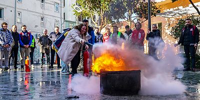 BEYOĞLU BELEDİYESİ ÇALIŞANLARINA YANGINLA MÜCADELE EĞİTİMİ VERİLDİ